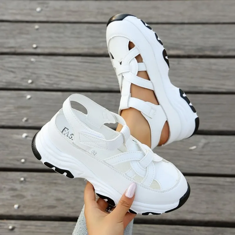 Leather Sneaker Care Kit - Comfort orthopedische sportsandalen voor dames, casual