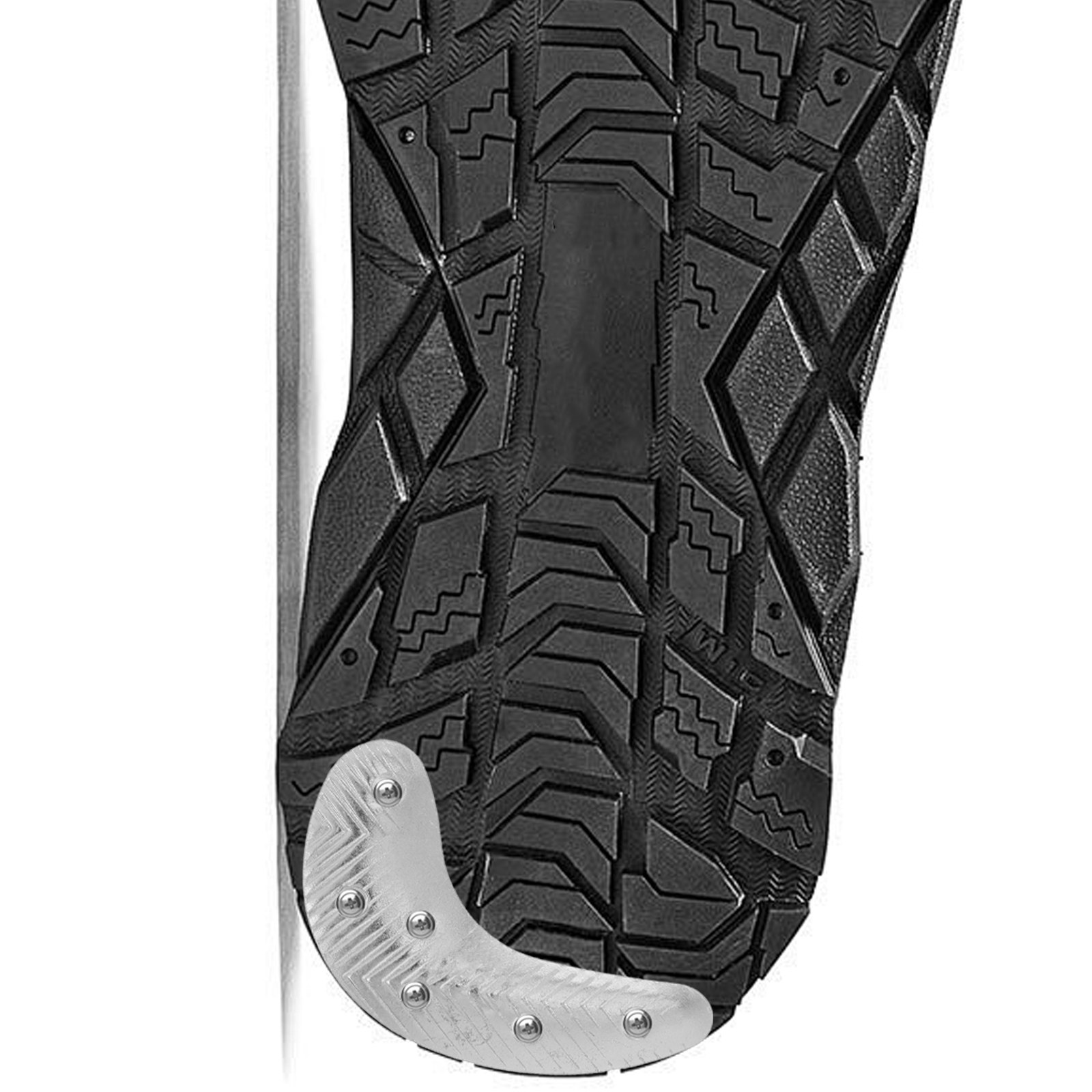 Sneaker Care Tips - 1 Paar Metalen Hakreparatieplaten Halve Maan