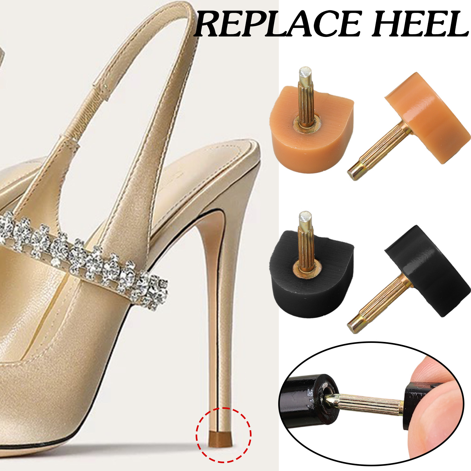 10 Stuks Hak Reparatie Tips Pi - Sneaker Care Tips recensie en prijs