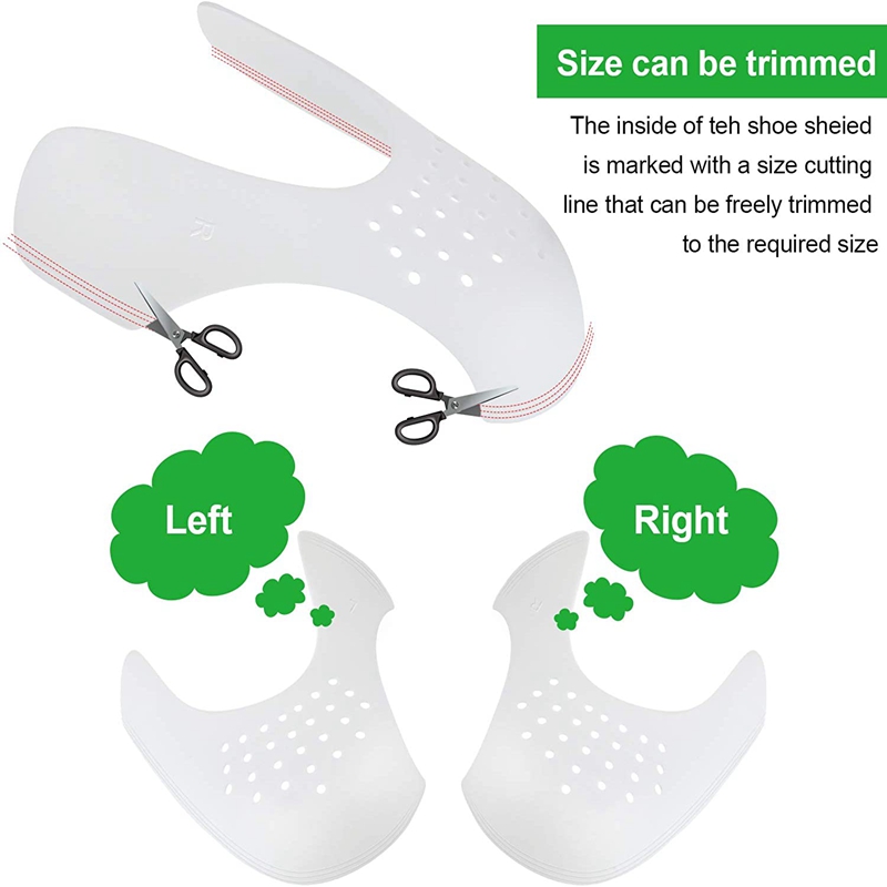 2 Stuks Vouw Beschermer Schoen - Sneaker Care Crease Protector recensie en prijs