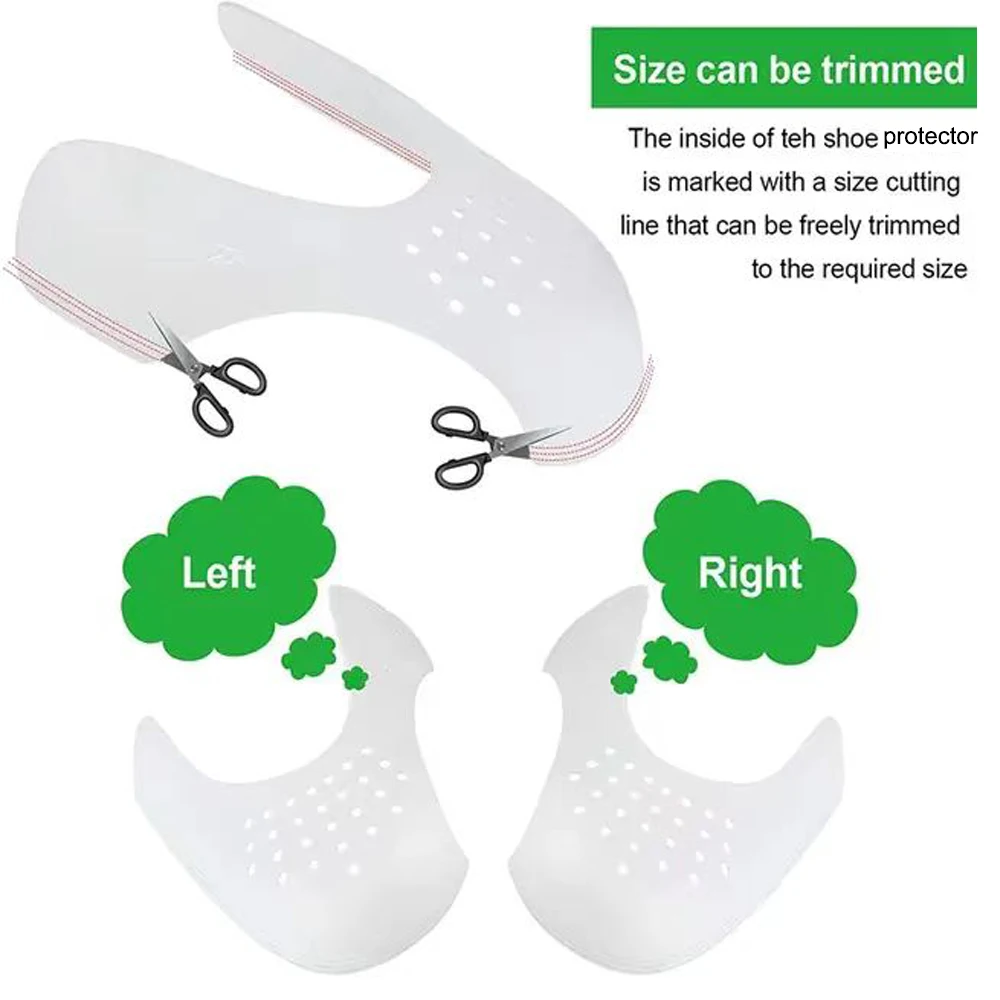 5pairs Vouw Protector Schoen H - Sneaker Care Crease Protector recensie en prijs