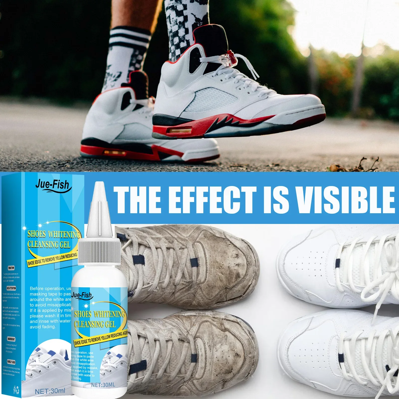 Witte Schoenen Schoonmaken Gel - Sneaker Cleaner recensie en prijs